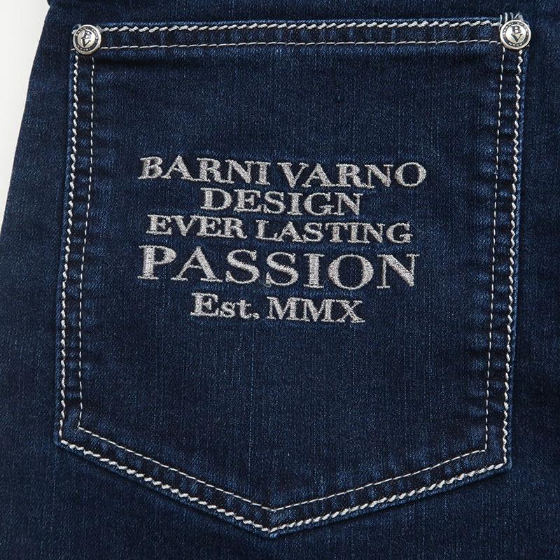 バーニヴァーノ ストレッチデニム  ジーンズ 82 85 88 91 95cm BARNI VARNO  BAW-NJZ5158-67 インディゴ ネイビーの画像