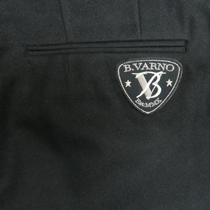 バーニヴァーノ BVワッペン ポリエステル ストレッチ パンツ 85 88 91 95 ブラック BARNI VARNO BAW-NPP5156-09 24AW_6