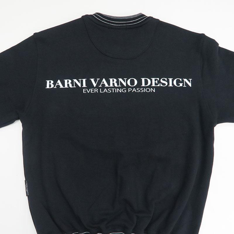 バーニヴァーノ Bロゴ レーザー スウェット トレーナー Lサイズ ホワイト 01 ブラック 09 BARNI VARNO BAW-NST5140s-L スエット 24AW_13