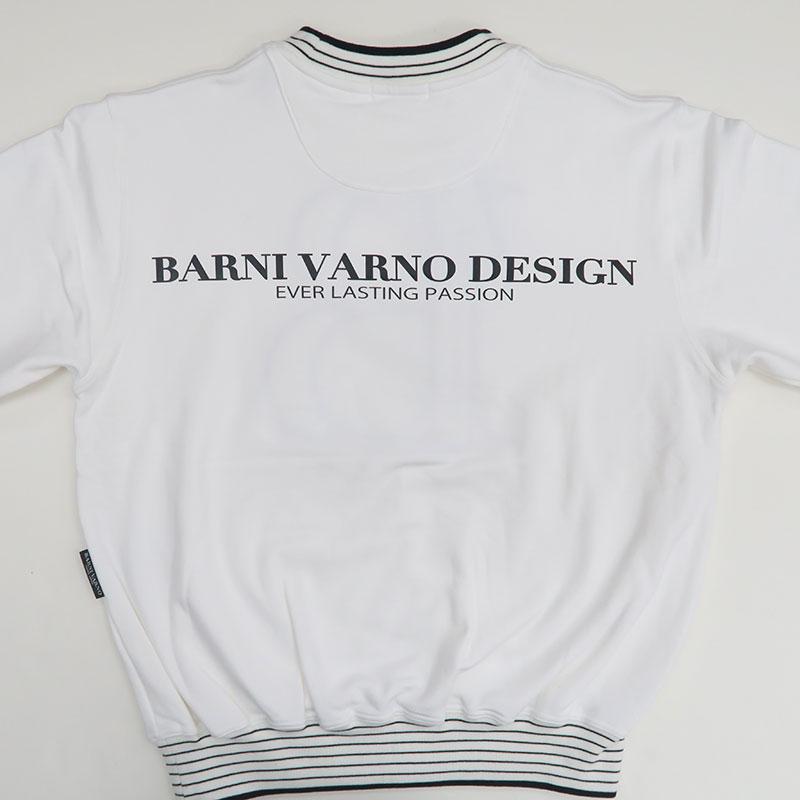 バーニヴァーノ Bロゴ レーザー スウェット トレーナー Lサイズ ホワイト 01 ブラック 09 BARNI VARNO BAW-NST5140s-L スエット 24AW_8