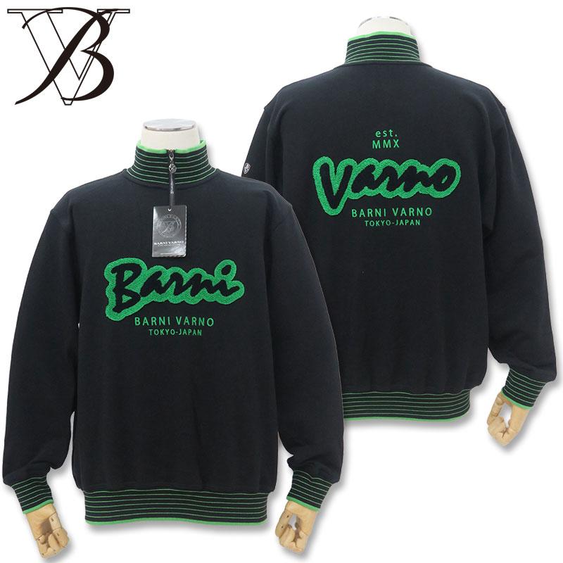 BARNI VARNO（バーニヴァーノ） BVサガラ 刺しゅう ハーフジップ 
