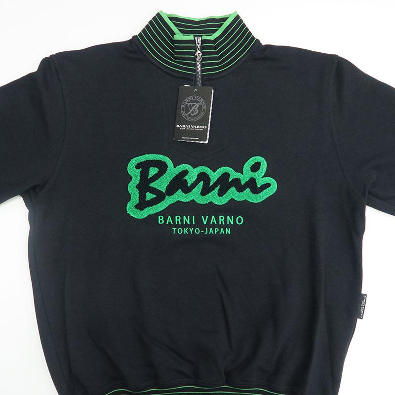 BARNI VARNO（バーニヴァーノ） BVサガラ 刺しゅう ハーフジップ 