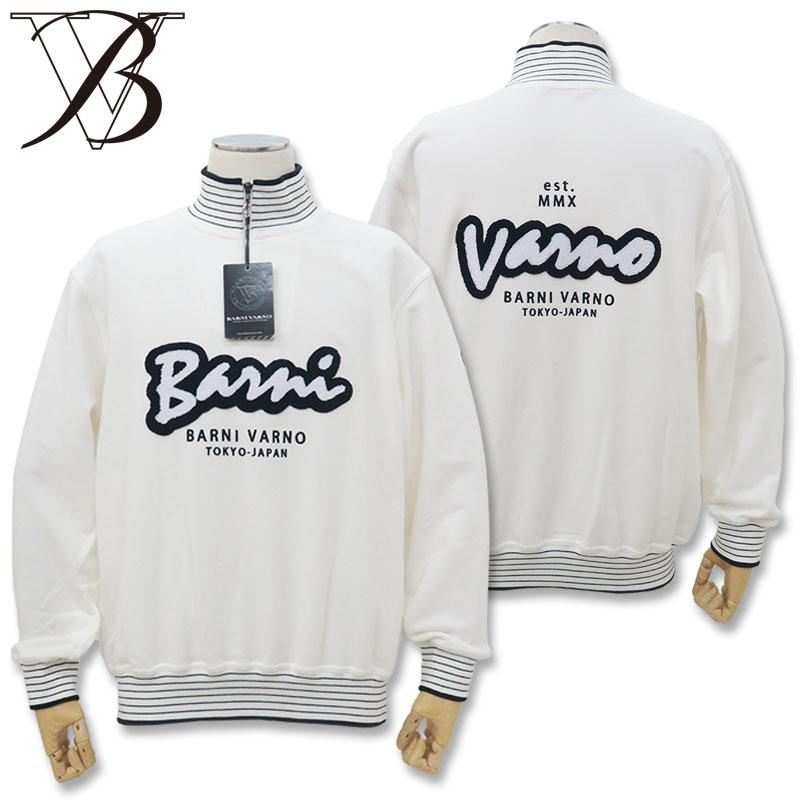 BARNI VARNO（バーニヴァーノ） BVサガラ 刺しゅう ハーフジップ 
