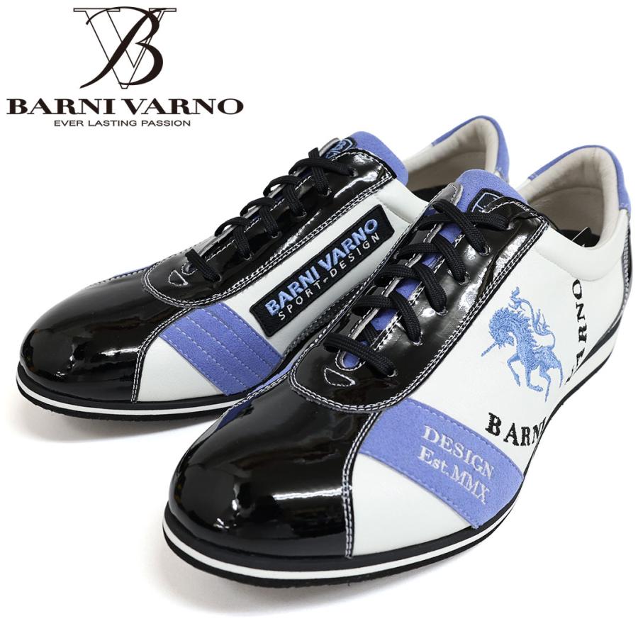 BARNI VARNO（バーニヴァーノ） ユニコーンエナメル＆スエード合皮