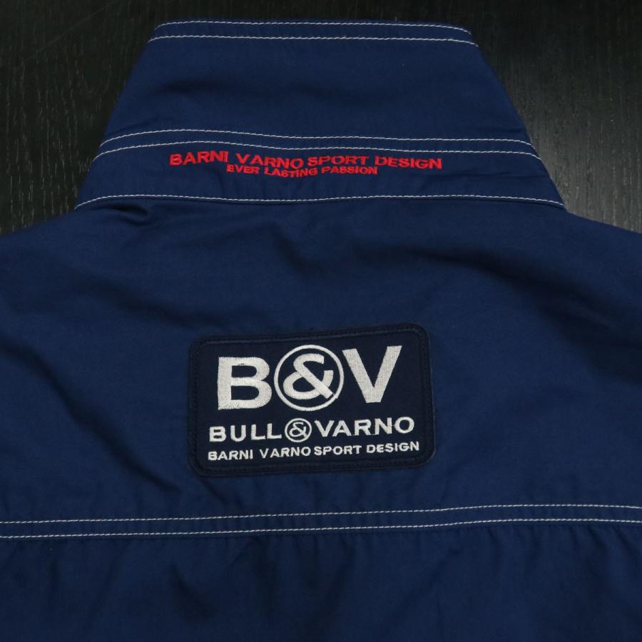 バーニヴァーノ Gジャンスタイルカジュアルブルゾン 紺 LLサイズ BSS-HBS2873-67 BARNI VARNO