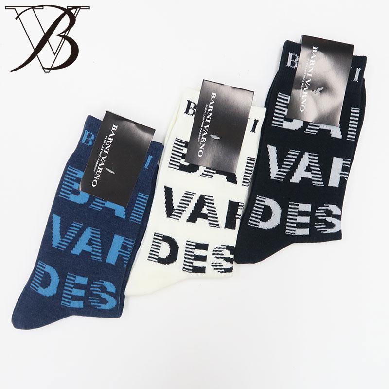 バーニヴァーノ (靴下) BARNI VARNO バーニヴァーノ ロゴ入り ソックス 靴下 BSS