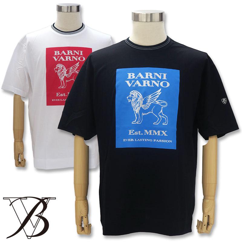 BARNI VARNO（バーニヴァーノ） ライオン 半袖 Tシャツ Lサイズ BSS 