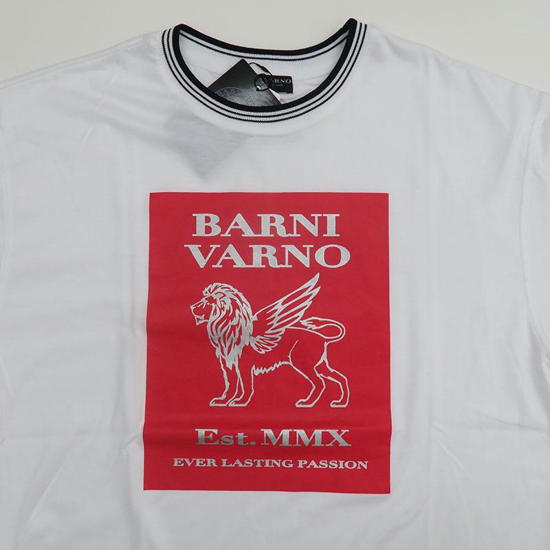 BARNI VARNO（バーニヴァーノ） ライオン 半袖 Tシャツ Lサイズ BSS 