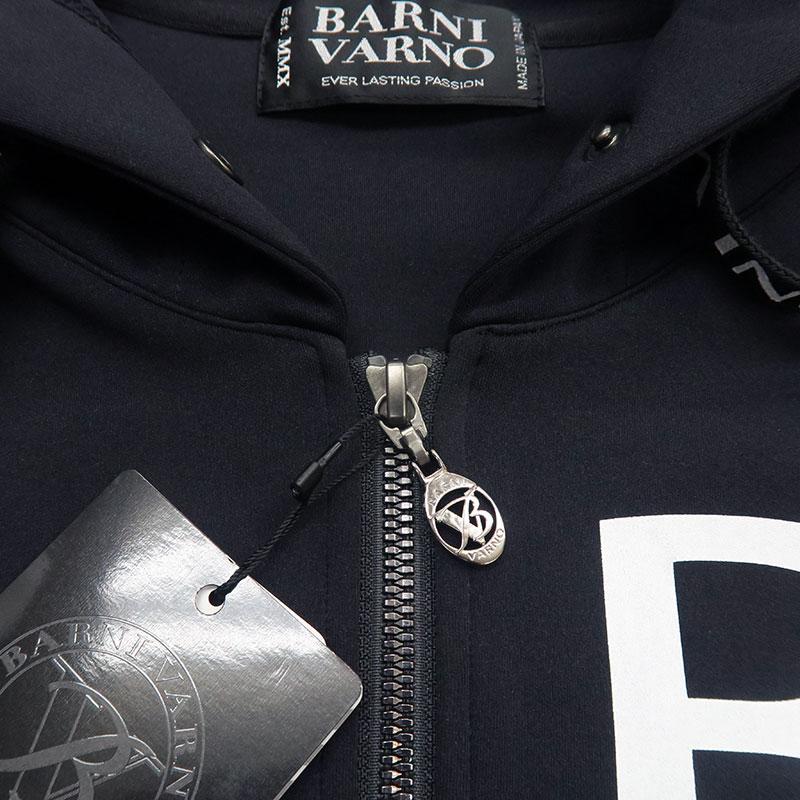 BARNI VARNO（バーニヴァーノ） ジップアップパーカー M L サイズ 白 
