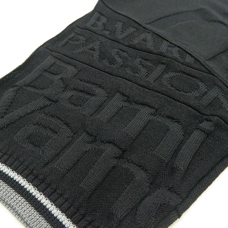 バーニヴァーノ 半袖セーター LLサイズ 黒 BARNI VARNO BSS-MSW4709-09 