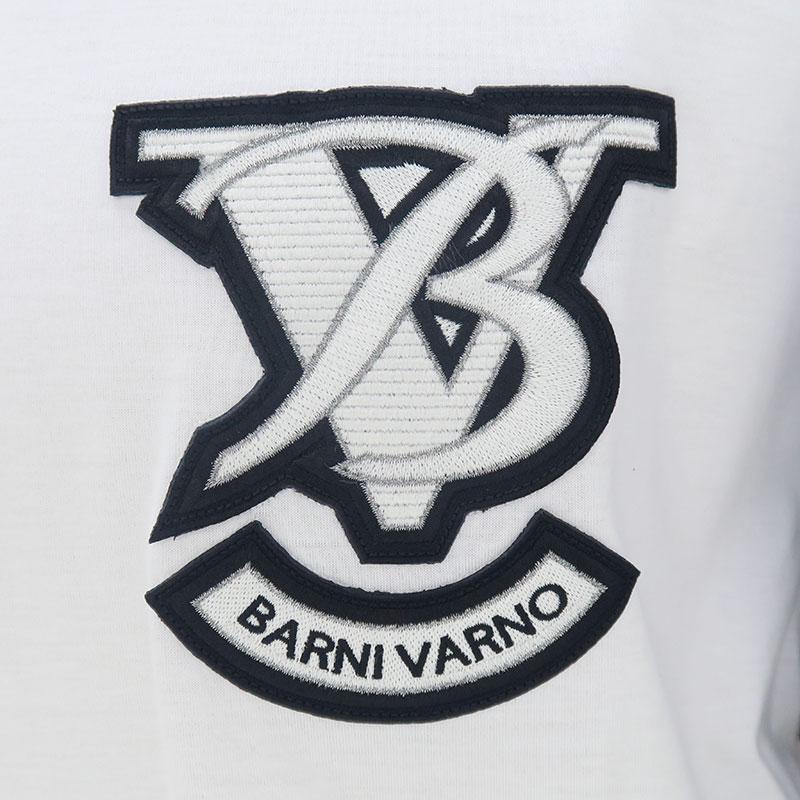 BARNI VARNO ＼40%OFF／バーニヴァーノ ロゴ入り 半袖Tシャツ 春夏 L 