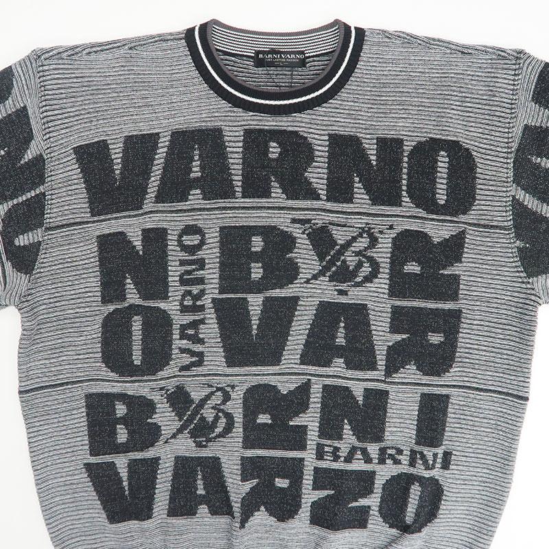 BARNI VARNO（バーニヴァーノ） VARNOロゴ セーター L-S Lサイズ 