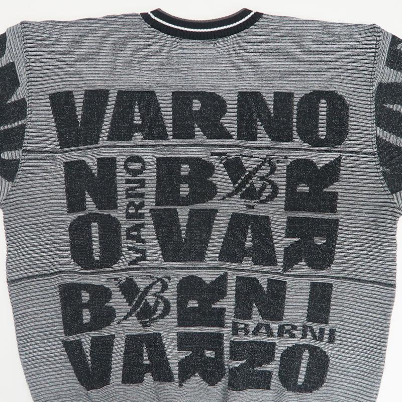バーニヴァーノ VARNOロゴ セーター L-S Lサイズ グレー BSS-NSW5002-L｜wanwan｜08