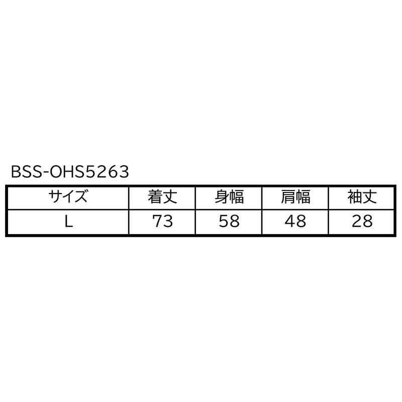 バーニヴァーノ 胸ロゴ 刺しゅう 背配色 切替 カウント ポプリン 半袖 シャツ Lサイズ BARNI VARNO BSS-OHS5263 春夏 25SSの画像