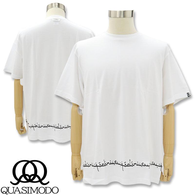 カジモド  半袖 Tシャツ XLサイズ qm-A21-010 白 黒 ブラック ホワイト  QUASIMODO｜wanwan｜02