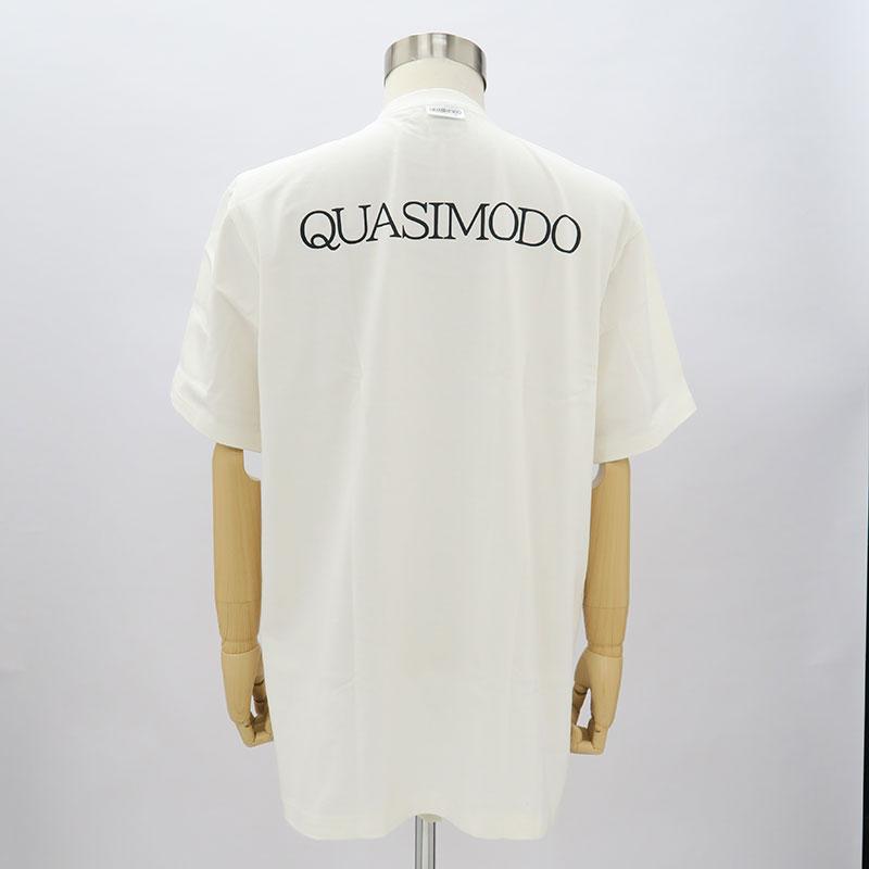 カジモド  半袖 Tシャツ XXLサイズ qm-S21-001 白 黒 ブラック ホワイト  QUASIMODO｜wanwan｜04