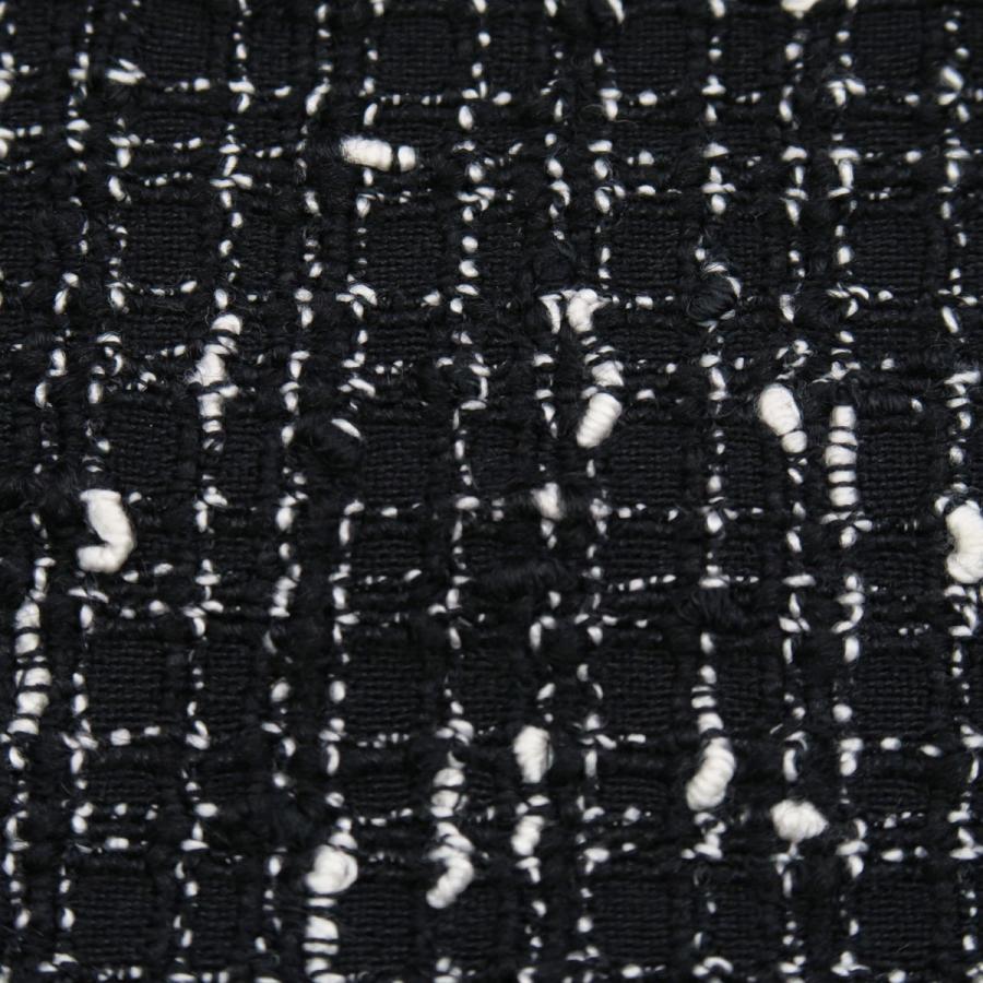 ビンチェーレ ネップツイードジャケット 黒 50サイズ S5-3316-1