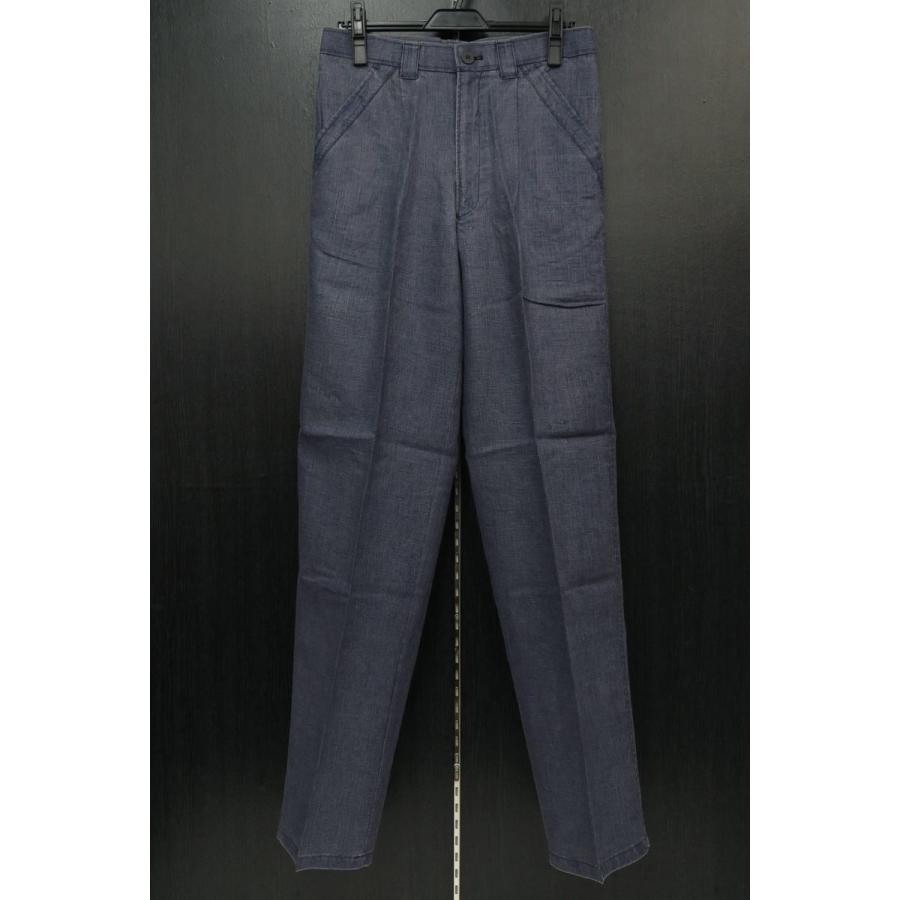 ビンチェスポーツ 1タック麻カジュアルパンツ 紺 79-92cm S9-3138-3 