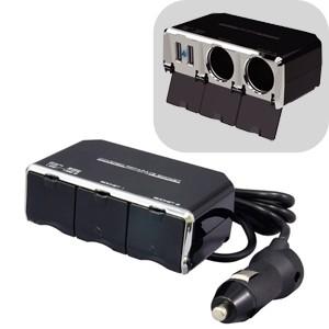 KX-199 カバー付き USB2.4A 2連 セパレートソケット | ソケット分配機
