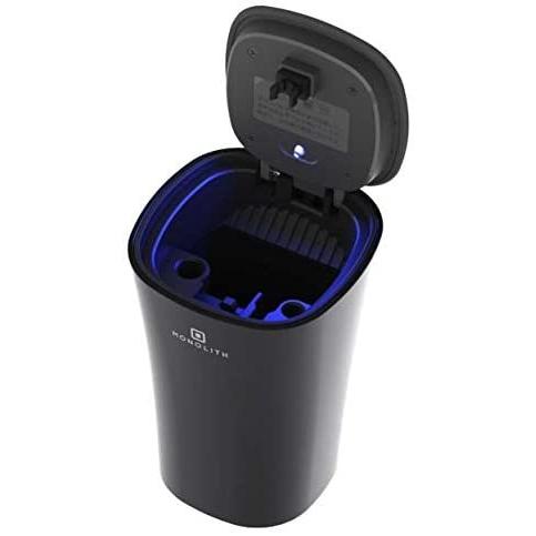 ペルシード 灰皿 車 シンプルソーラー アッシュトレイ BK DA-1508