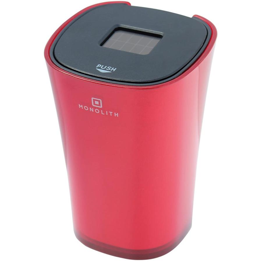 ペルシード 灰皿 車 シンプルソーラー アッシュトレイ RD DA-1614