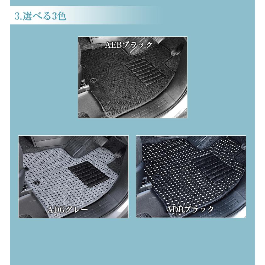 フォルクスワーゲン TYPE1 専用 フロアマット 全座席対応 選べる3種
