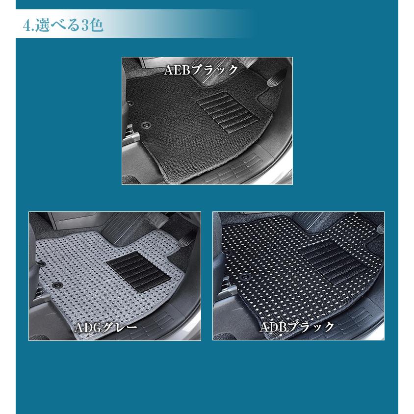 フォルクスワーゲン TYPE3 専用 フロアマット 全座席対応 選べる3種 