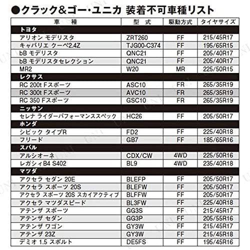 アウトレット品】スノーチェーン クラック&ゴー ユニカ M32 L020 L030