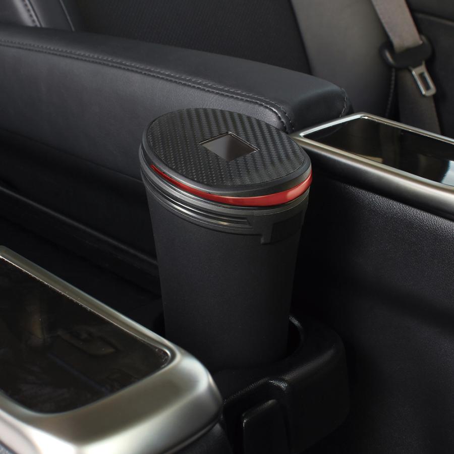 ヤック ZE73 BIG カーボン アッシュ レッド | アッシュトレイ 灰皿 車