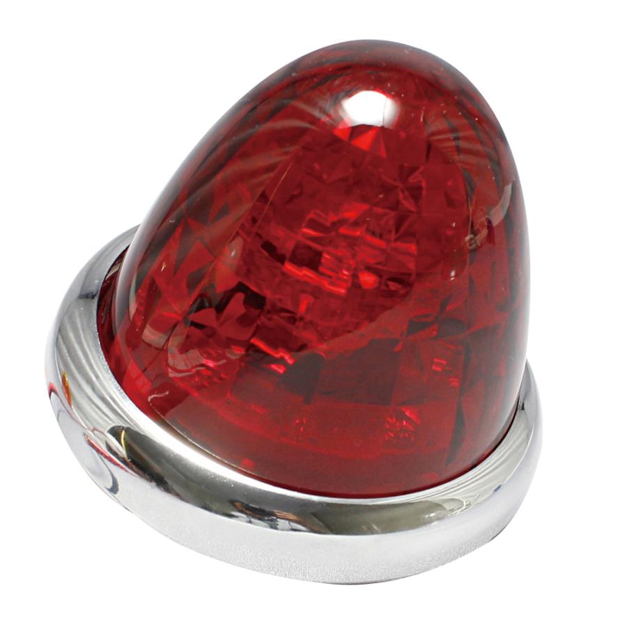 ヤック CE163 超流星マーカー レッド 12V 24V | アクリルレンズ ボルト