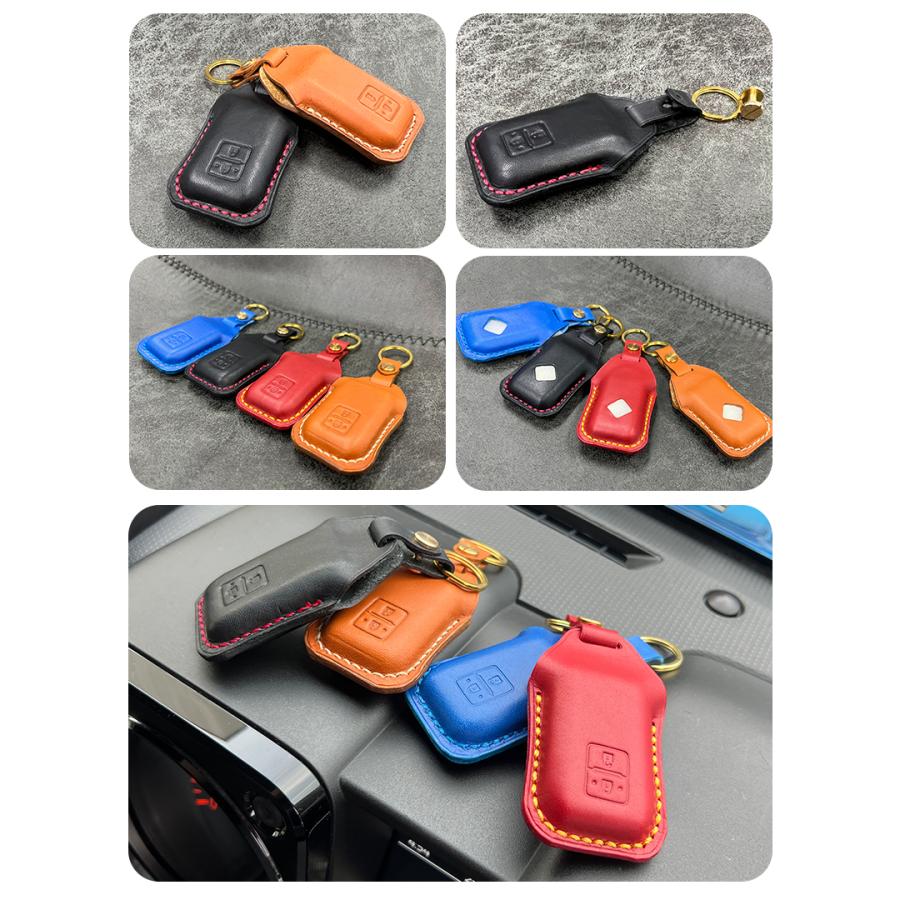 スズキ車専用 本革 キーケース ハンドメイド ジムニー ハスラー