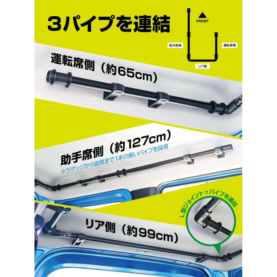 E114JM ジムニー ロングサイドバー JB64 JB74 jimny ジムニーシエラ