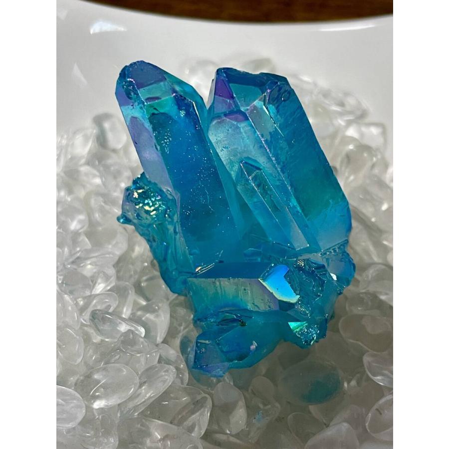 青 ブルー 水晶 クラスター クリスタル シトリン 天然鉱石 原石 青 ブルー 水晶 クラスター クリスタル シトリン 天然鉱石 原石