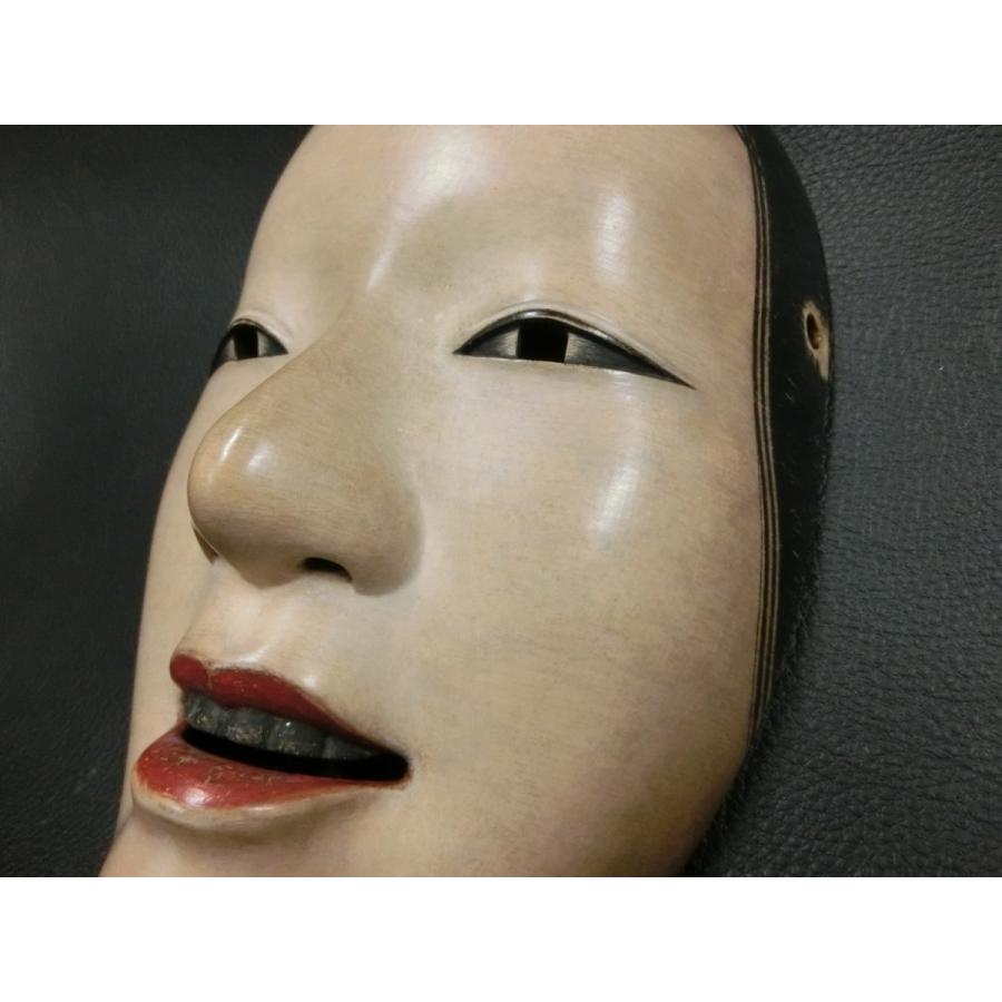 能面 深井 女面、若類 能楽 銘：安右衛門 検： 歌舞伎 狂言 雅楽 日舞