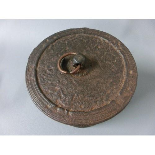 釜 皆口釜 雲龍釜 鉄工芸 茶道 花道 在銘 花押あり【中古】鉄瓶 : 和音