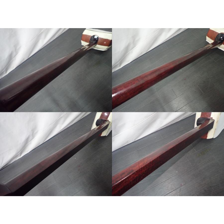 津軽三味線 紅木 太棹 津軽三味線 紅木 細身 速弾き 太棹 一本溝 東さわり 新品犬皮 即演奏