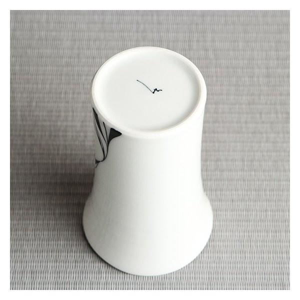 砥部焼 おしゃれ フリーカップ ロング 焼酎カップ ビアカップ モダン 白黒 窯元 和将窯 Washo-105 |  | 04