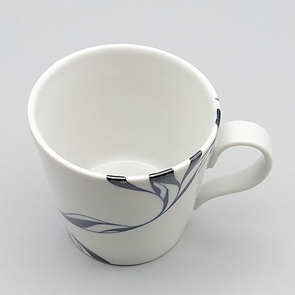 砥部焼 おしゃれ コーヒーカップ スリム ティーカップ モダン 白黒 窯元 和将窯 Washo-110 |  | 04