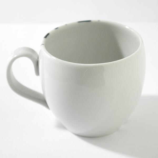 砥部焼 おしゃれ マグクラシック マグカップ コーヒーカップ 白黒 窯元 和将窯 Washo-121 |  | 04