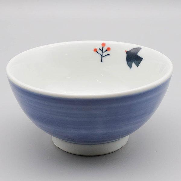 砥部焼 お茶碗 陶器 和風 「夫婦茶碗 鳥」 ボウル 小鉢 手作り 砥部焼 お茶碗 陶器 和風 「夫婦茶碗 鳥」 ボウル 小鉢 手作り