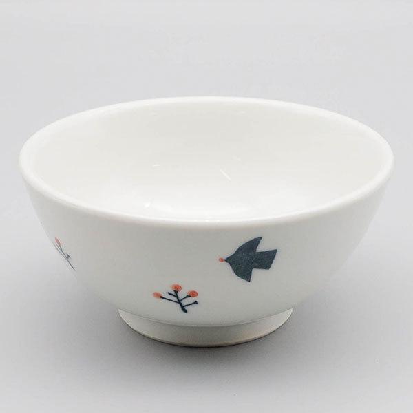 砥部焼 お茶碗 陶器 和風 「夫婦茶碗 鳥」 ボウル 小鉢 手作り 砥部焼 お茶碗 陶器 和風 「夫婦茶碗 鳥」 ボウル 小鉢 手作り
