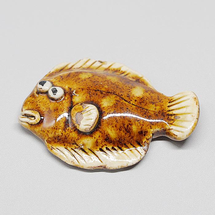 陶器箸置き ヒラメ はし置き 箸休め 置物 かわいい 魚 手作り 和風 風
