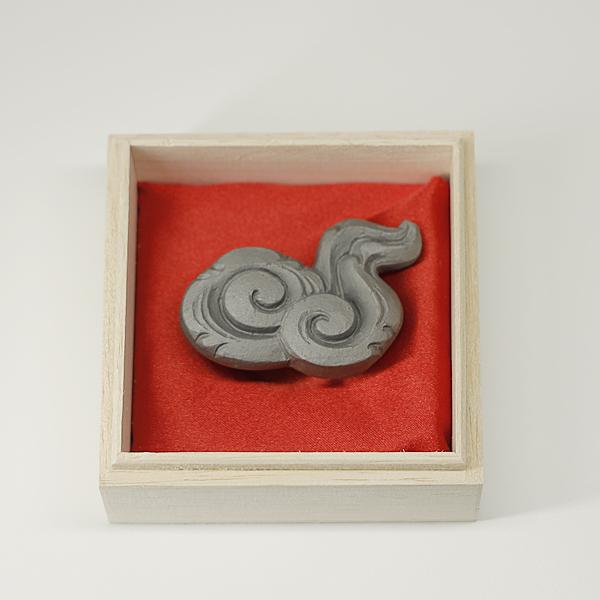 13ページ目 ファッション 菊間瓦 鬼瓦 HAREGI ハレギ 帯留め いぶし 猫