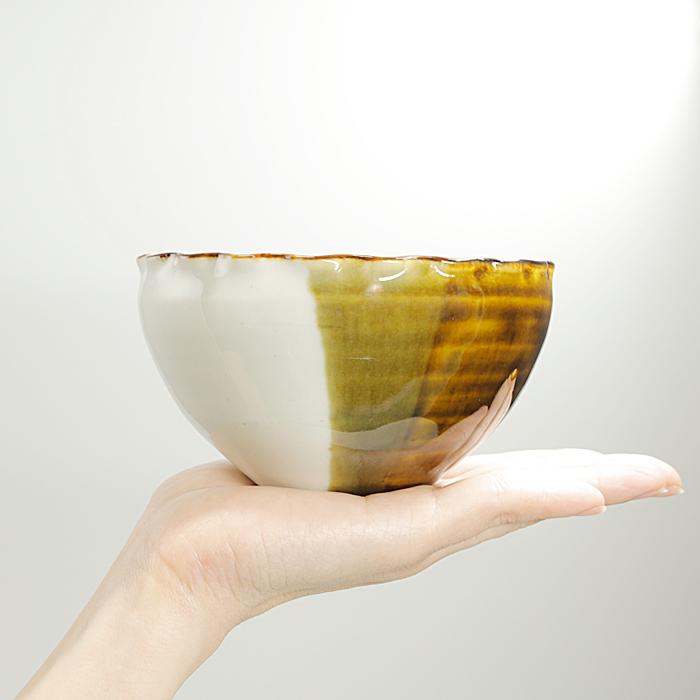 砥部焼 おしゃれ「4寸ボール波口 茶」 ボウル 鉢 器 深皿 砥部焼 おしゃれ「4寸ボール波口 茶」 ボウル 鉢 器 深皿