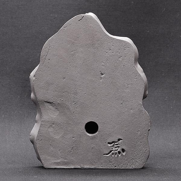 現代の名工 菊間瓦 鬼瓦 大黒天 置物 いぶし銀 鬼師 伝統工芸品 渡部