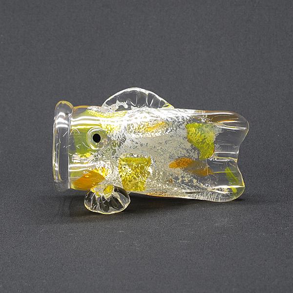 鯉のぼり 置物 ガラス細工 かわいい 端午の節句 こいのぼり 黄銀