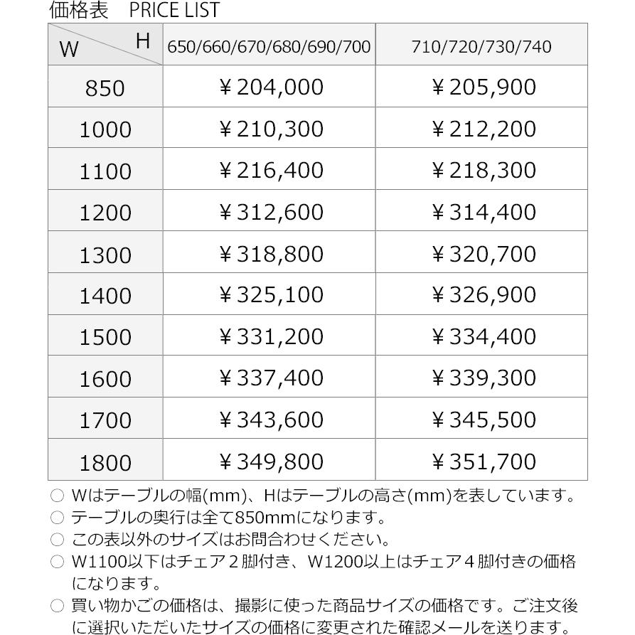 ダイニングセット CITRON-ho 幅85cm〜180cm 高さ65cm〜74cm ホワイトオーク材 無垢材 日本製 WAプラスの画像