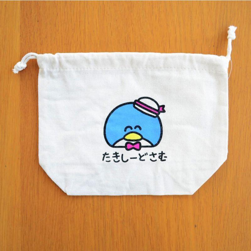 ワッペン アイロン おしゃれ 刺繍 巾着袋 たきしーどさむ おえかきさん
