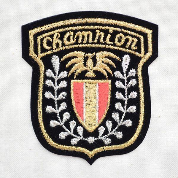 こ*う様 東洋大学 野球部 ワッペン エンブレム Champion（チャンピオン） ワッペン アイロン おしゃれ 刺繍