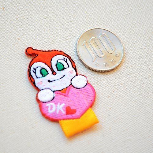 ハンドメイドスタイ　お名前刺繍　アンパンマン様 ワッペン アイロン おしゃれ 刺繍 名札つけアップリケ/ワッペン